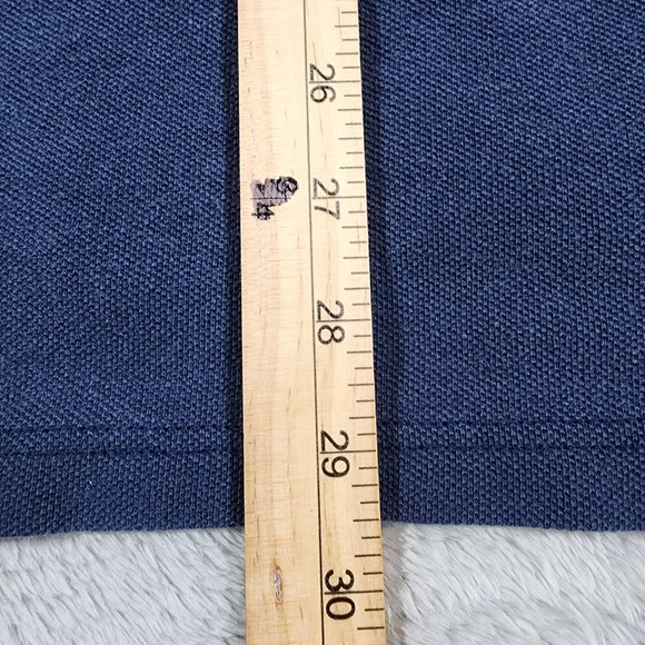 VINTAGE Harley-Davidson Polo Shirt Mens Large Blue Red Biker Made in USA 90s - Picture 13 of 14